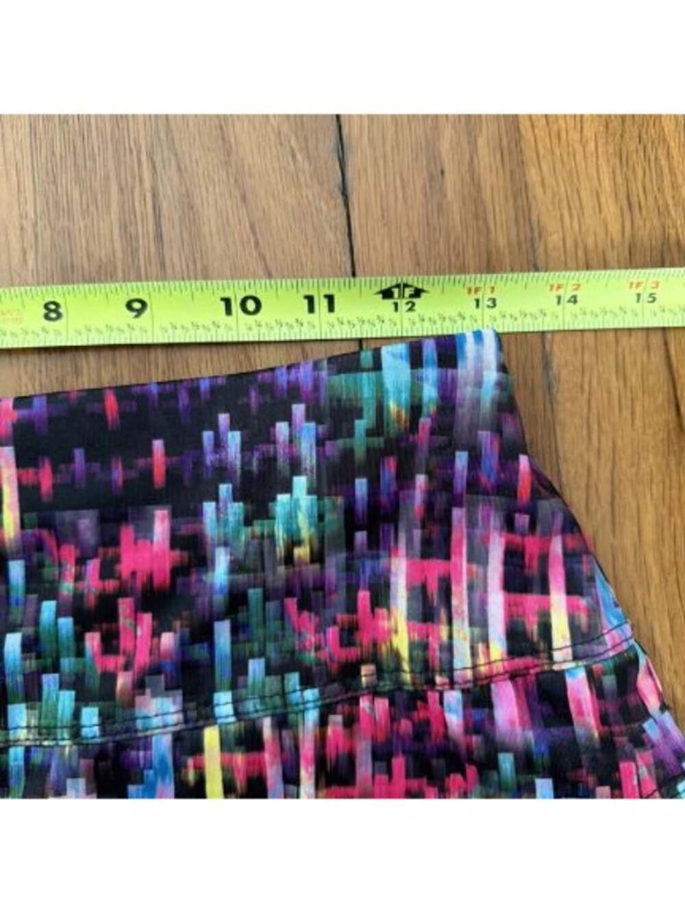 Lucky In Love Women's Multicolor Tiered Tennis Skort Skirt Golf Size S (A41) - Picture 5 of 9